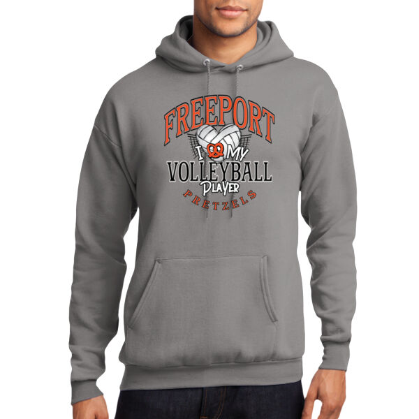 Freeport Volleyball 2026 Logo 1 - Core Fleece Pullover Hooded Sweatshirt Thumbnail