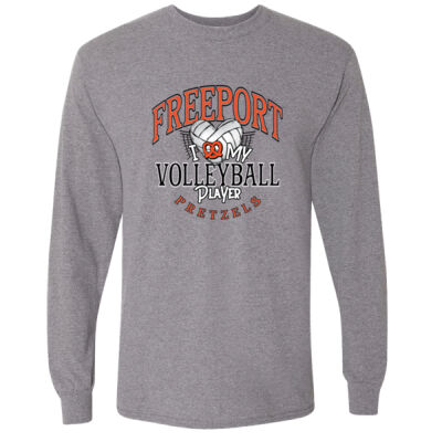 Freeport Volleyball 2026 Logo 1 - DryBlend® 50/50 Long Sleeve T-Shirt Thumbnail