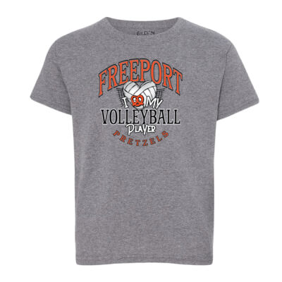 Freeport Volleyball 2026 Logo 1 - DryBlend® Youth T-Shirt Thumbnail