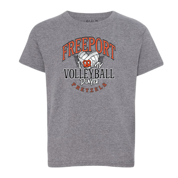 Freeport Volleyball 2026 Logo 1 - DryBlend® Youth T-Shirt Thumbnail