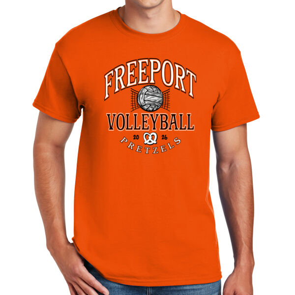 Freeport Volleyball 2026 Logo 2 - DryBlend ® 50 Cotton/50 Poly T Shirt Thumbnail