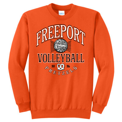 Freeport Volleyball 2026 Logo 2 - Core Fleece Crewneck Sweatshirt Thumbnail