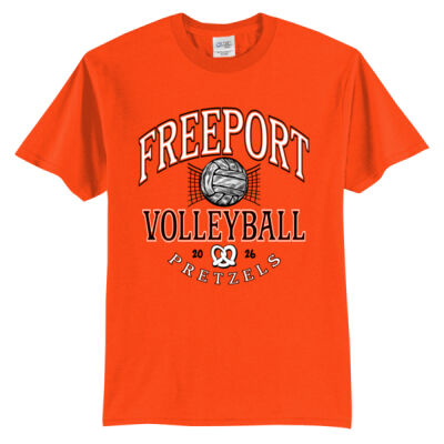 Freeport Volleyball 2026 Logo 2 - Tall Core Blend Tee Thumbnail