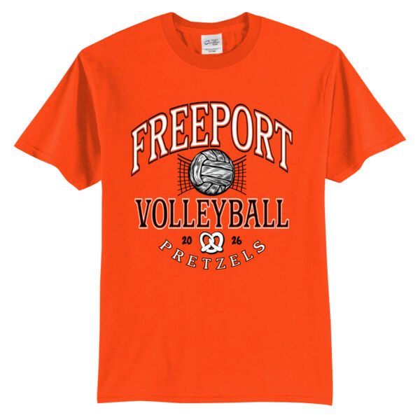 Freeport Volleyball 2026 Logo 2 - Tall Core Blend Tee Thumbnail