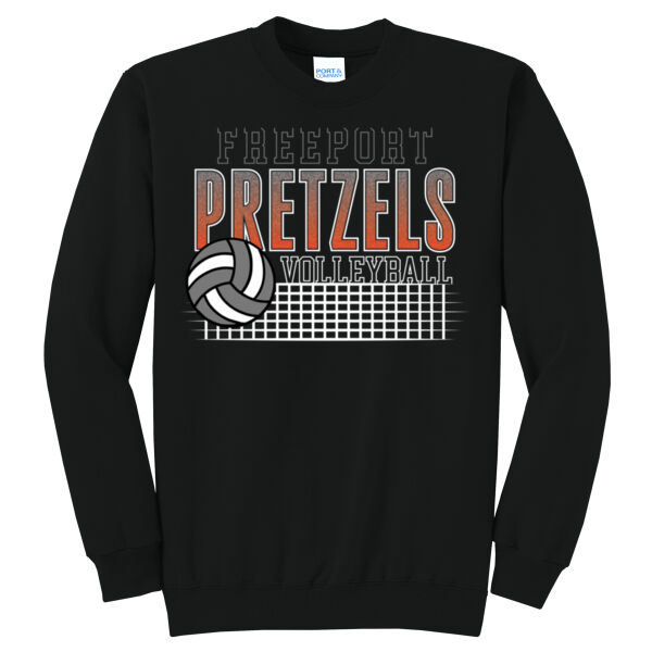 Freeport Volleyball 2026 Logo 3 - Core Fleece Crewneck Sweatshirt Thumbnail