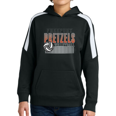 Freeport Volleyball 2026 Logo 3 - Youth Sport Wick ® Fleece United Pullover Hoodie Thumbnail