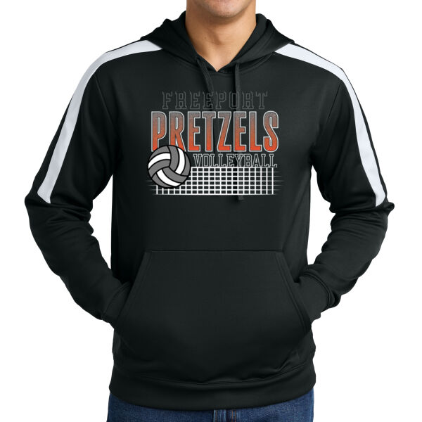 Freeport Volleyball 2026 Logo 3 - Sport Wick ® Fleece United Pullover Hoodie Thumbnail