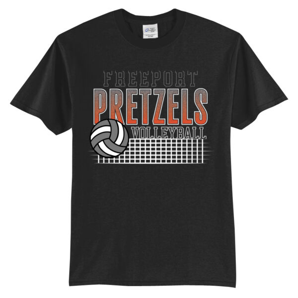 Freeport Volleyball 2026 Logo 3 - Tall Core Blend Tee Thumbnail
