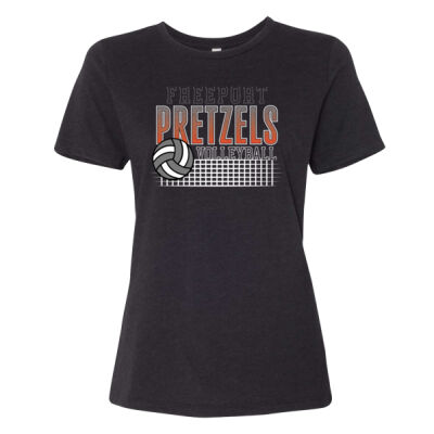 Freeport Volleyball 2026 Logo 3 - Women’s Relaxed Fit Heather CVC Tee Thumbnail