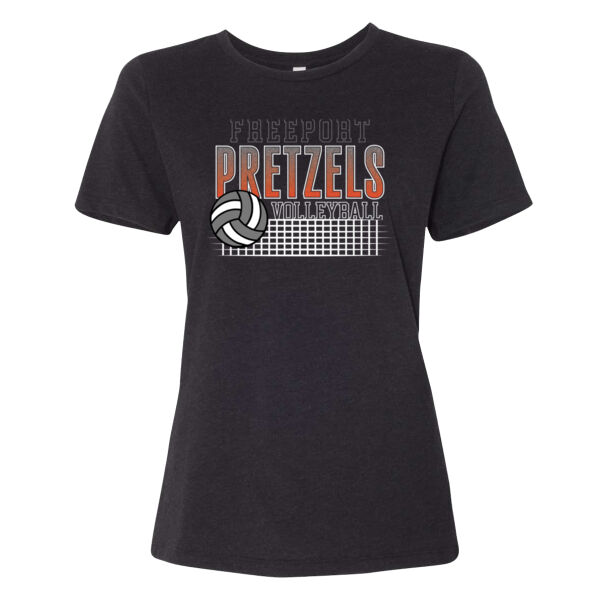 Freeport Volleyball 2026 Logo 3 - Women’s Relaxed Fit Heather CVC Tee Thumbnail
