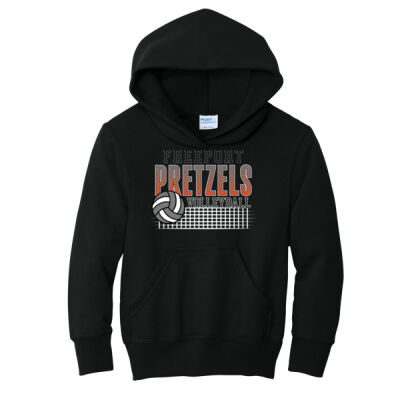 Freeport Volleyball 2026 Logo 3 - Youth Core Fleece Pullover Hooded Sweatshirt Thumbnail