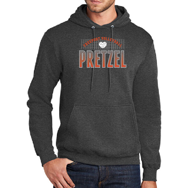 Freeport Volleyball 2026 Logo 4 - Tall Core Fleece Pullover Hooded Sweatshirt Thumbnail