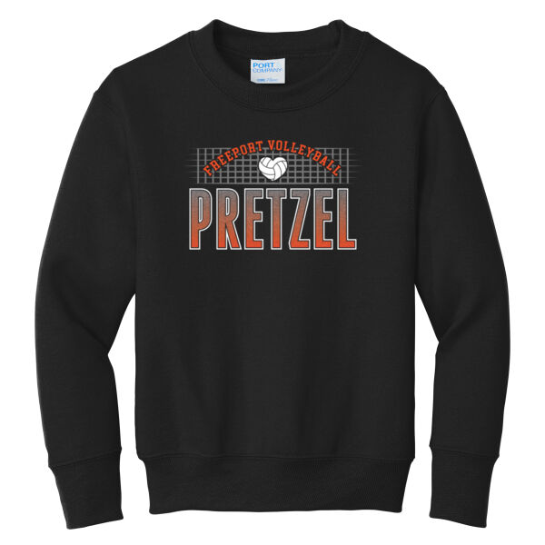 Freeport Volleyball 2026 Logo 4 - Youth Core Fleece Crewneck Sweatshirt Thumbnail