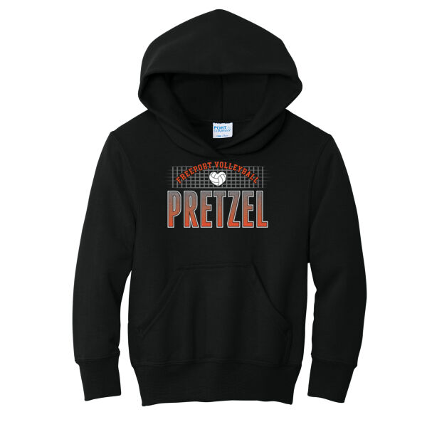 Freeport Volleyball 2026 Logo 4 - Youth Core Fleece Pullover Hooded Sweatshirt Thumbnail